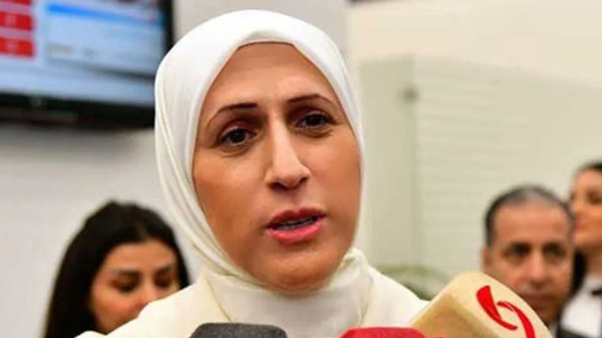 Maysaa Sabrine has been appointed as the chief of the Syrian central bank. Source: X Maysaa Sabrine has been appointed as the chief of the Syrian central bank. Source: X