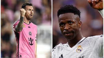 Lionel Messi has won FIFA The Best Player of the Year award thrice whereas Vinicius Junior is the latest player to win the men's award. Reuters 