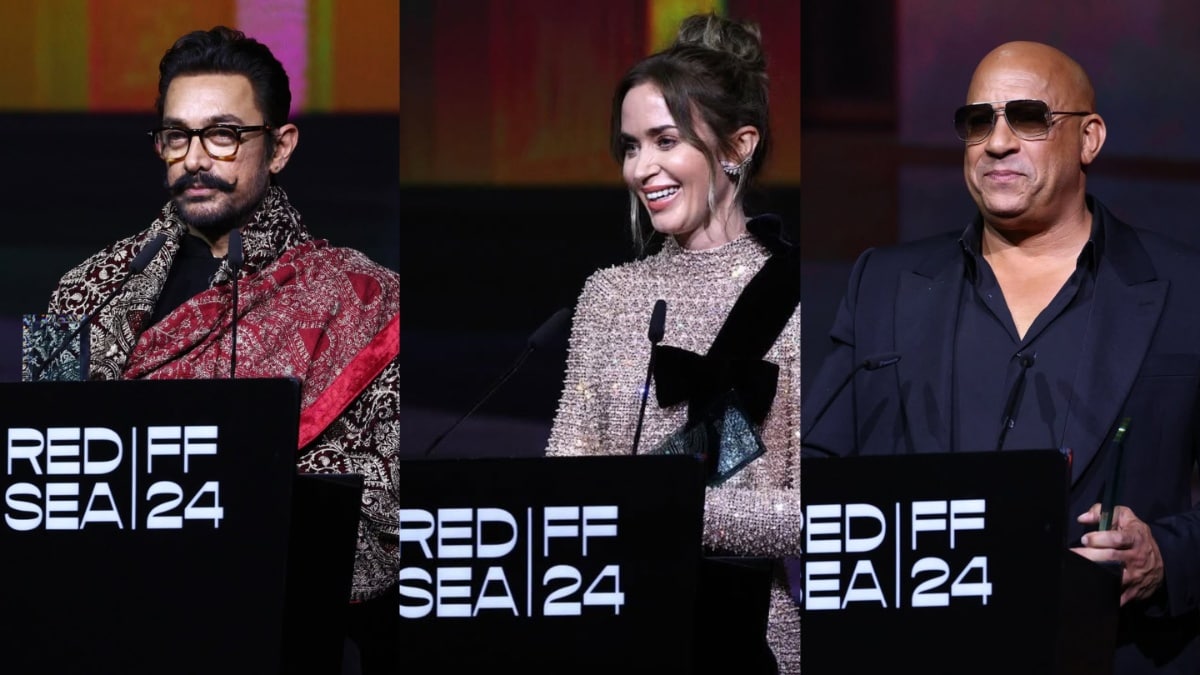 Firstpost At Red Sea Film Festival: Emily Blunt, Vin Diesel, Aamir Khan ...