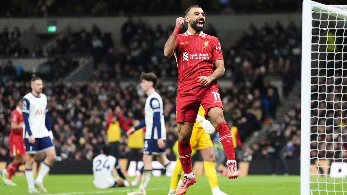 Mohamed Salah became Liverpool's fourth-highest goal-scorer of all time after scoring a brace against Tottenham Hotspur on Sunday, 22 December. AP Mohamed Salah became Liverpool's fourth-highest goal-scorer of all time after scoring a brace against Tottenham Hotspur on Sunday, 22 December. AP