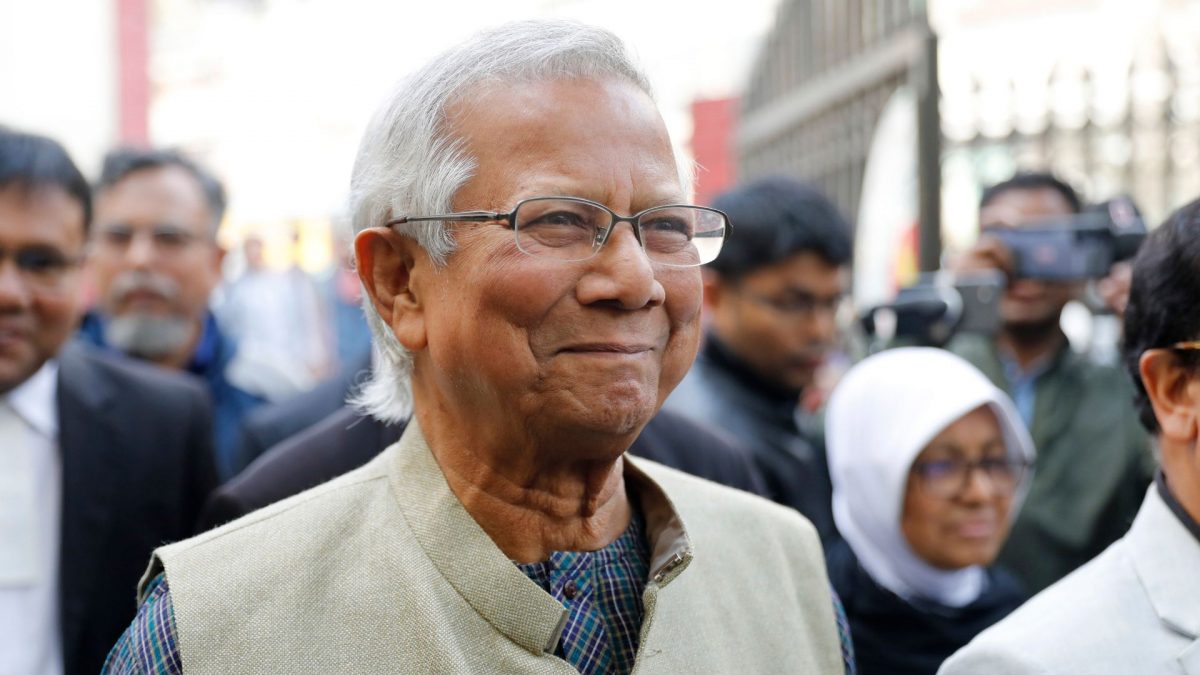 Bangladesh's interim government's chief adviser Muhammad Yunus. File image/AP Bangladesh's interim government's chief adviser Muhammad Yunus. File image/AP