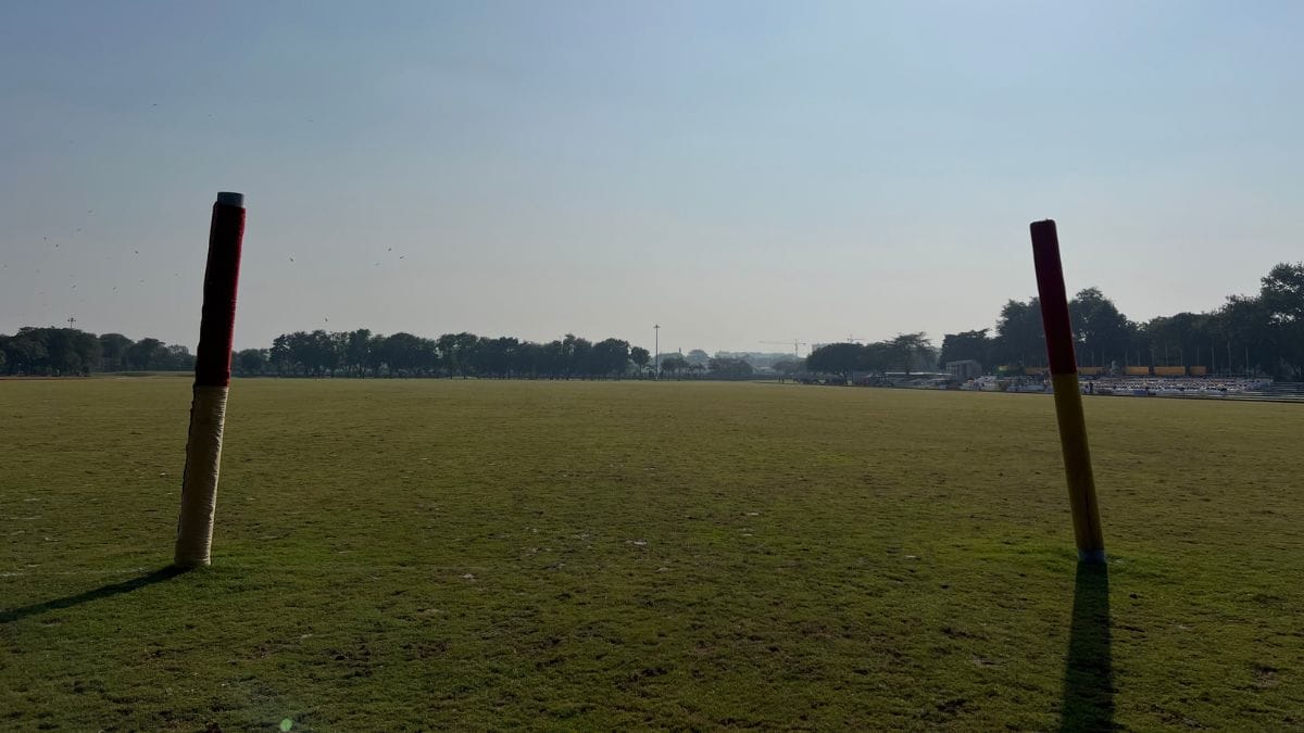 The sprawling Jaipur Polo Ground is seen beforehand of the final of the Col. Girdhari Memorial Polo Cup in New Delhi, December 1, 2024. Firstpost/Anmol Singla