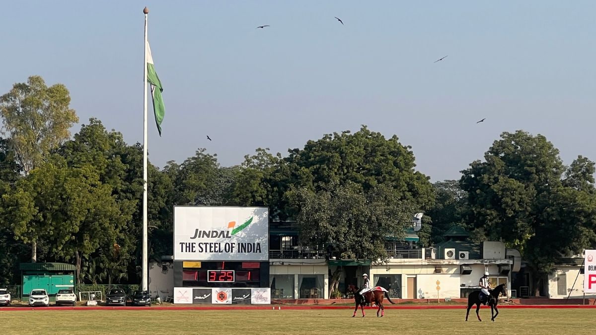 Polo umpires Henry Fisher and Ben Turner watch for players within the course of the final of the Col. Girdhari Memorial Polo Cup at the Jaipur Polo Ground in New Delhi, December 1, 2024. Firstpost/Anmol Singla