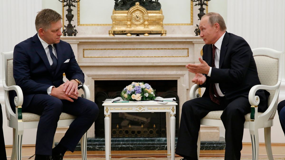 Putin holds rare talks with Slovak PM as Ukraine gas transit deal nears expiry