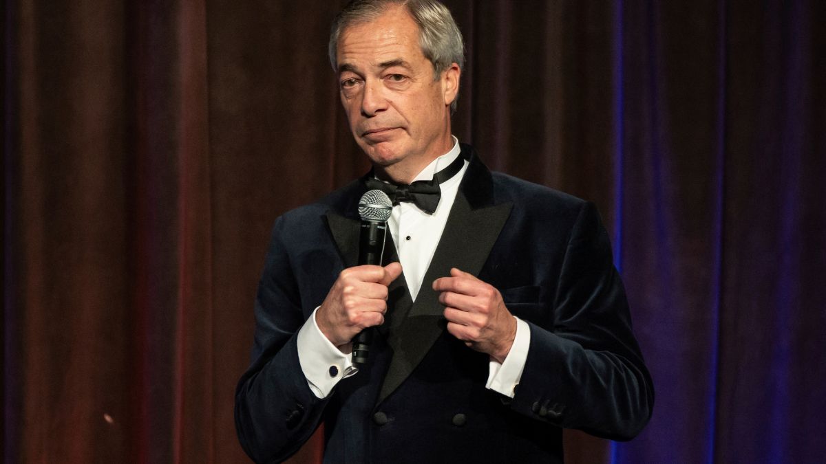 Reform UK leader Nigel Farage speaks during the New York Young Republican Club's annual gala at Cipriani Wall Street, Sunday, Dec. 15, 2024, in New York. Image- AP Reform UK leader Nigel Farage speaks during the New York Young Republican Club's annual gala at Cipriani Wall Street, Sunday, Dec. 15, 2024, in New York. Image- AP