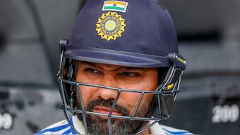 India skipper Rohit Sharma reportedly sustained a blow to his knee during a training session in Melbourne on Sunday.  AP