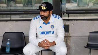 India captain Rohit Sharma had scored just 31 runs in five outings at an average of 6.2 since joining the team during the second Test against Australia in Adelaide. AP
