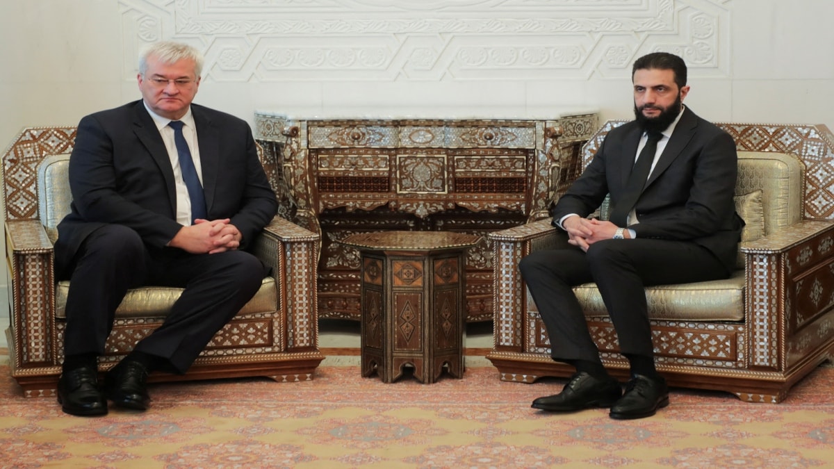 Syria’s Al-Sharaa holds talks with Ukraine’s foreign minister, reports state media