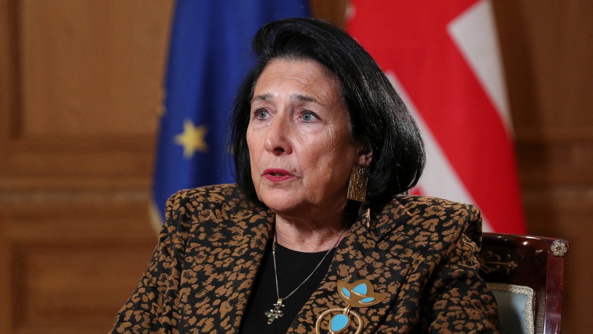 Georgia's President Salome Zourabichvili. File image/ Reuters Georgia's President Salome Zourabichvili. File image/ Reuters