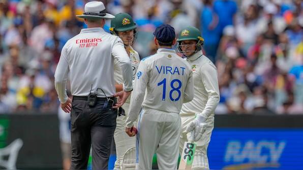 Virat Kohli fined, handed demerit point for heated exchange with Sam Konstas on Day 1 of Boxing Day Test