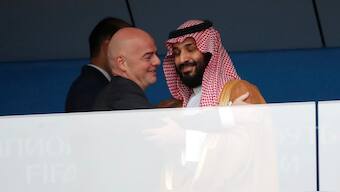 FIFA President Gianni Infantino and Saudi Arabian Crown Prince Mohammad bin Salman bin reportedly have very close ties. Image: Reuters