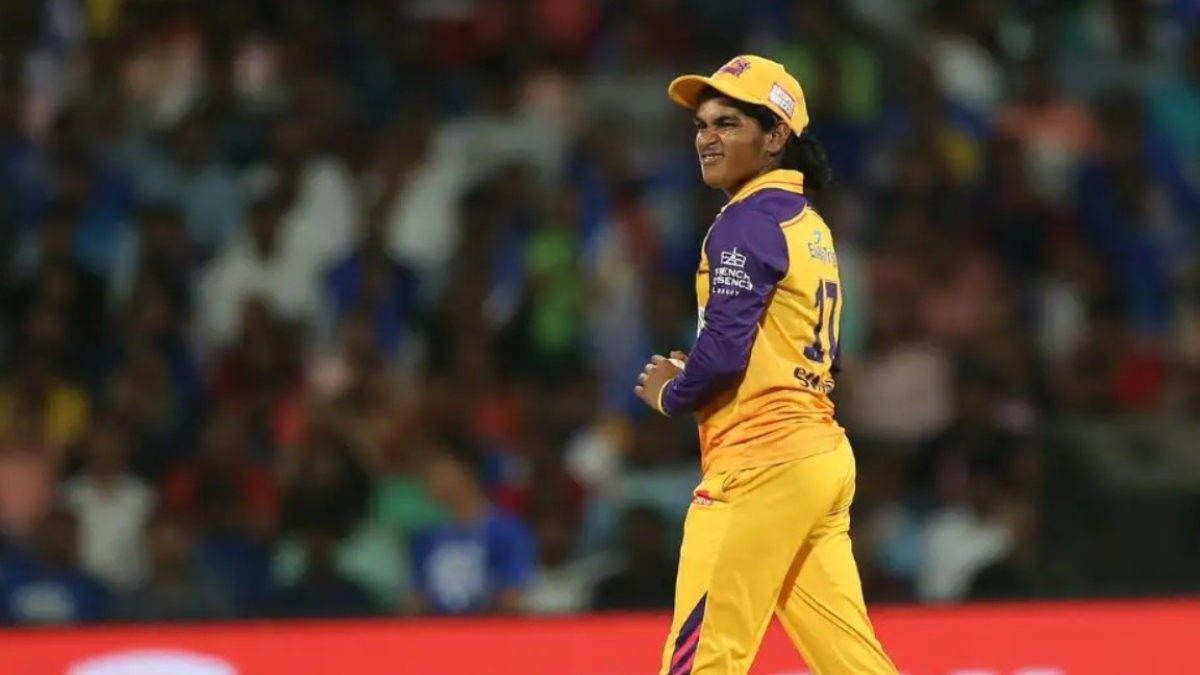 Simran Shaikh became the costliest buy at the 2025 Women's Premier League (WPL) auction after she was acquired for Rs 1.90 crore by Gujarat Giants. Image: BCCI Simran Shaikh became the costliest buy at the 2025 Women's Premier League (WPL) auction after she was acquired for Rs 1.90 crore by Gujarat Giants. Image: BCCI