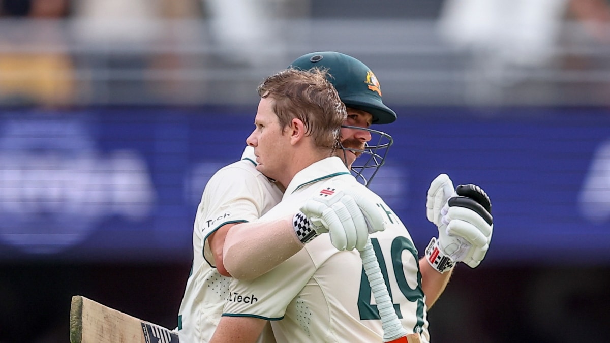 IND vs AUS: Steve Smith, Travis Head centuries propel Australia to 405/7 on Day 2 of Brisbane Test