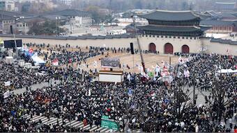 Protesters attend a rally against South Korea's impeached President Yoon Suk Yeol, who declared martial law, which was reversed hours later, in Seoul, South Korea. Reuters