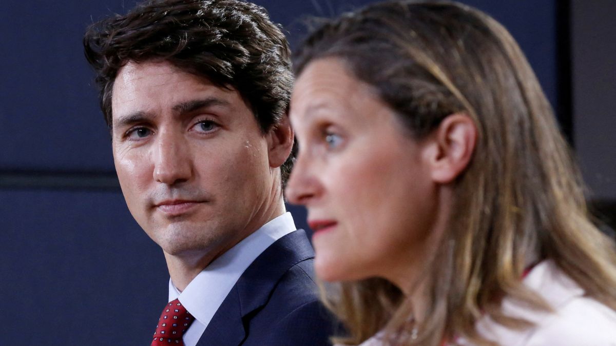 (File) Canada's Deputy Prime Minister and Minister of Finance Chrystia Freeland's resignation has increased Prime Minister Justin Trudeau's woes. Reuters (File) Canada's Deputy Prime Minister and Minister of Finance Chrystia Freeland's resignation has increased Prime Minister Justin Trudeau's woes. Reuters