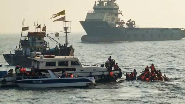 Boat carrying 30 passengers capsizes off Mumbai coast, 13 dead, 101 rescued
