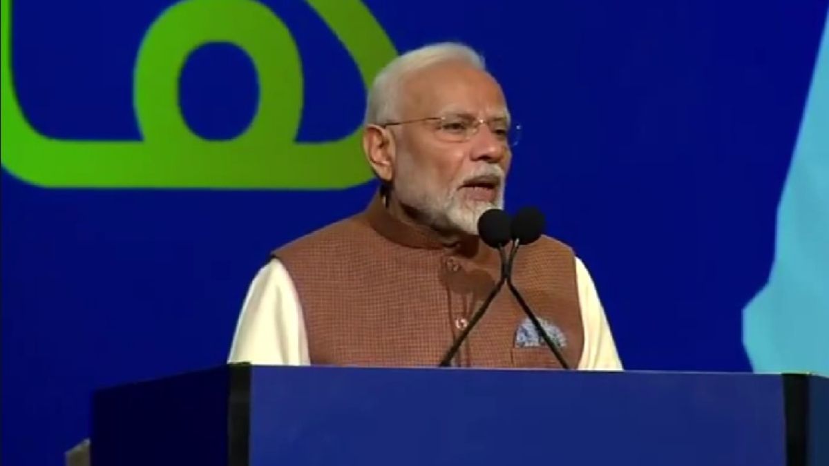 PM Modi addresses 'Hala Modi' event in Kuwait. ANI PM Modi addresses 'Hala Modi' event in Kuwait. ANI