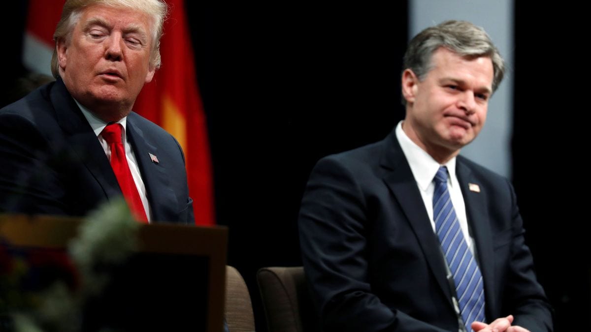 How rift with Donald Trump pushed FBI Director Christopher Wray to announce resignation