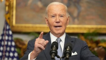 US President Joe Biden speaks at the White House, in Washington, December 8, 2024. Reuters File
