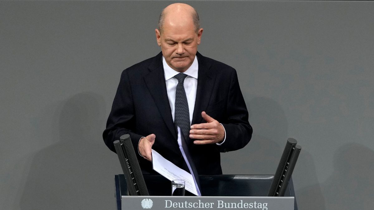 German Chancellor Olaf Scholz. File image/AP German Chancellor Olaf Scholz. File image/AP