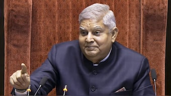 Rajya Sabha Chairperson Jagdeep Dhankar. PTI