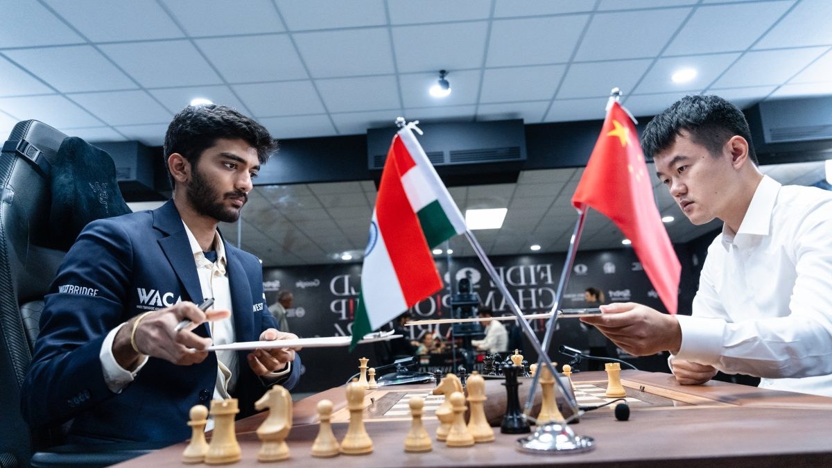 D Gukesh vs Ding Liren, World Chess Championship 2024 Game 7 Live