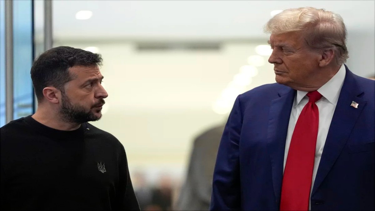 Ukrainian President Volodymyr Zelenskyy and US President Donald Trump. File image Ukrainian President Volodymyr Zelenskyy and US President Donald Trump. File image