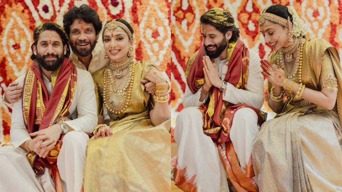 Sobhita Dhulipala & Naga Chaitanya’s dreamy wedding pictures are here, Nagarjuna shares heartfelt post – Firstpost