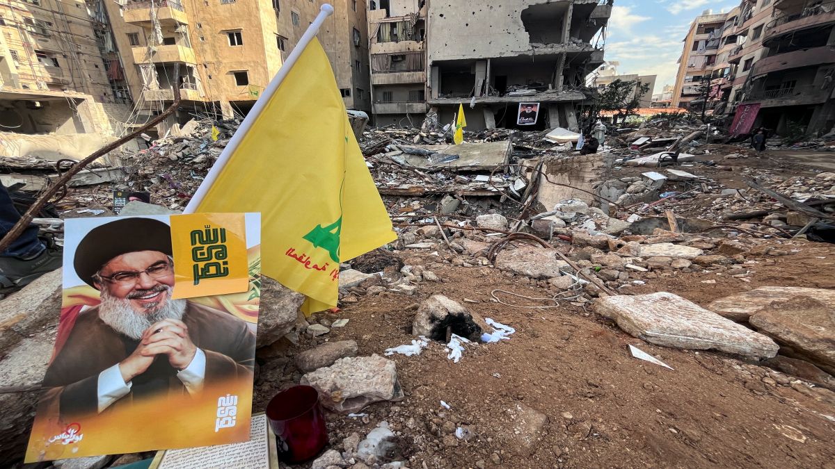 People visit the site damaged by an Israeli airstrike that killed Lebanon's Hezbollah leader Sayyed Hassan Nasrallah, after the ceasefire between Israel and Hezbollah in Lebanon. Reuters People visit the site damaged by an Israeli airstrike that killed Lebanon's Hezbollah leader Sayyed Hassan Nasrallah, after the ceasefire between Israel and Hezbollah in Lebanon. Reuters