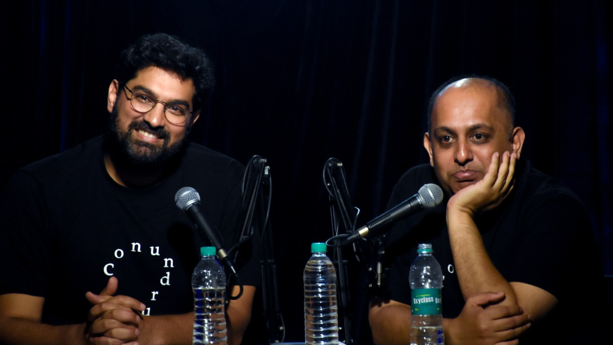 Our Last Week – Live comedy podcast recording by Anuvab Pal and Kunaal Roy Kapoor at the NCPA Our Last Week – Live comedy podcast recording by Anuvab Pal and Kunaal Roy Kapoor at the NCPA