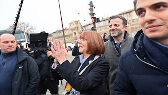 Frenchwoman Gisele Pelicot, the victim of the mass rape orchestrated by her then-husband Dominique Pelicot in the southern French town of Mazan, arrives with her lawyers Stephane Babonneau and Antoine Camus to attend the verdict in the trial for Dominique Pelicot and 50 co-accused, at the courthouse in Avignon, France. Reuters
