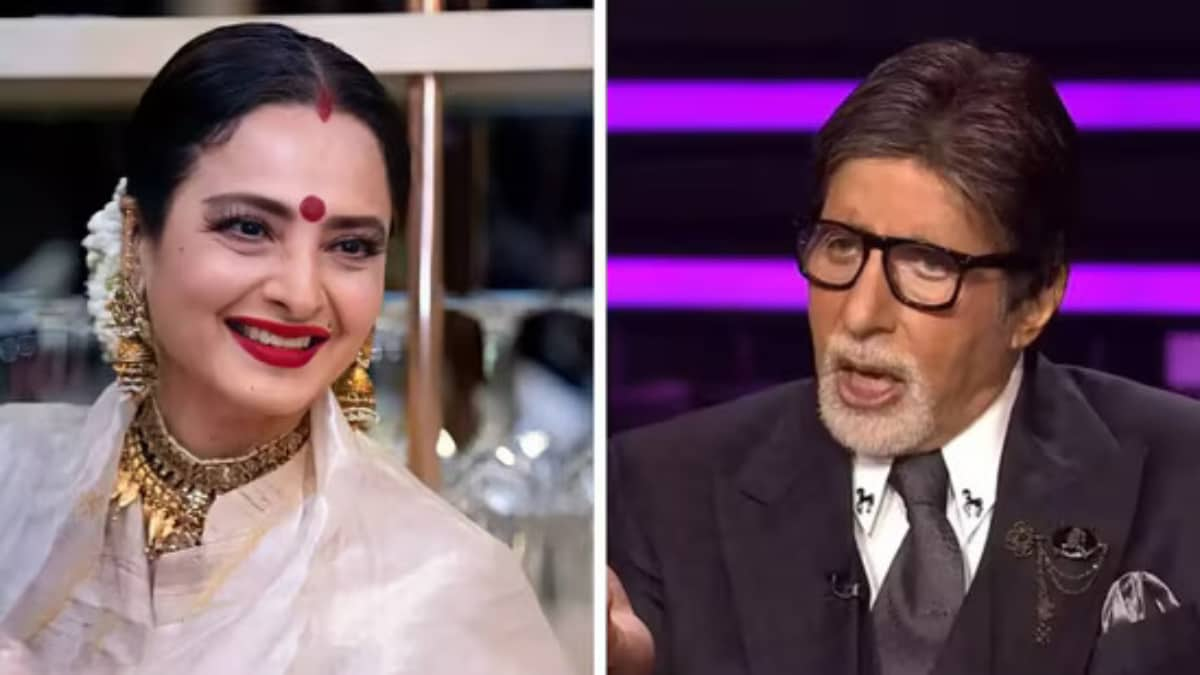 Netflix's 'The Kapil Sharma Show': Rekha tells Kapil Sharma she watches Amitabh Bachchan's 'Kaun Banega Crorepati' daily, reacts as comedian mimics the actor