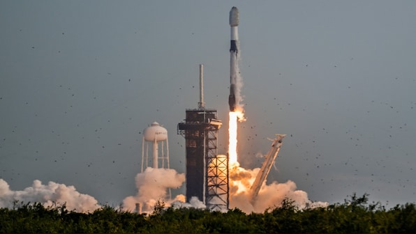 SpaceX Falcon 9 rocket blasts off to the moon with NASA satellite, US firm's Athena lander aboard