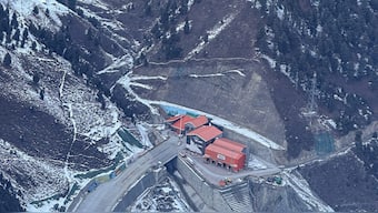  An aerial view of the Z-Morh tunnel (ANI Photo)