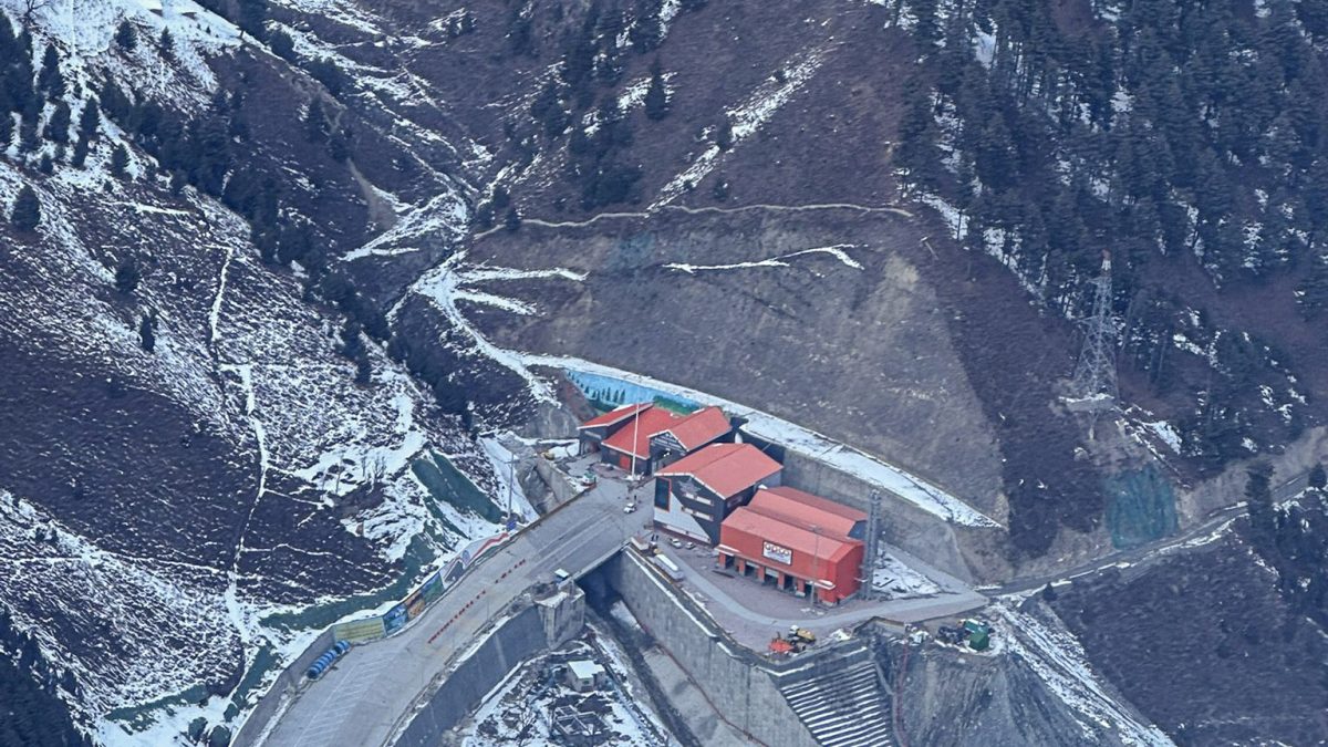 An aerial view of the Z-Morh tunnel (ANI Photo) An aerial view of the Z-Morh tunnel (ANI Photo)
