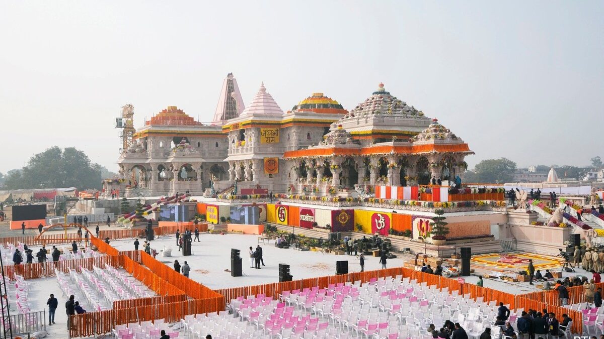 Ram temple trust calls for restraint amid 'unprecedented' surge in devotee footfall in Ayodhya. PTI Ram temple trust calls for restraint amid 'unprecedented' surge in devotee footfall in Ayodhya. PTI