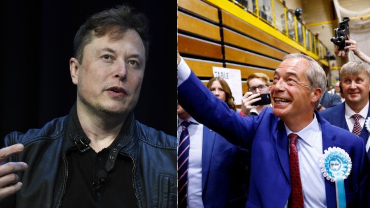 Tesla CEO Elon Musk suggested that Reform UK leader Nigel Farage is not fit to rule a 'growing party'. AP Tesla CEO Elon Musk suggested that Reform UK leader Nigel Farage is not fit to rule a 'growing party'. AP