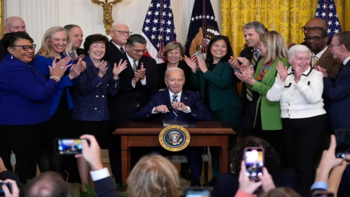 Biden signs 'historic' bill to boost social security payments, says 'retirees deserve economic security' Biden signs 'historic' bill to boost social security payments, says 'retirees deserve economic security'