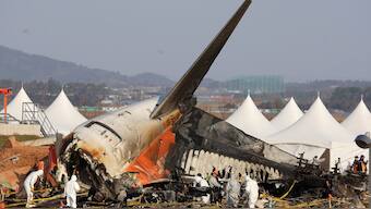 The exact cause of the Boeing 737-800 crash is still unknown, but investigators have pointed to a bird strike, faulty landing gear and the runway barrier as possible issues. AFP