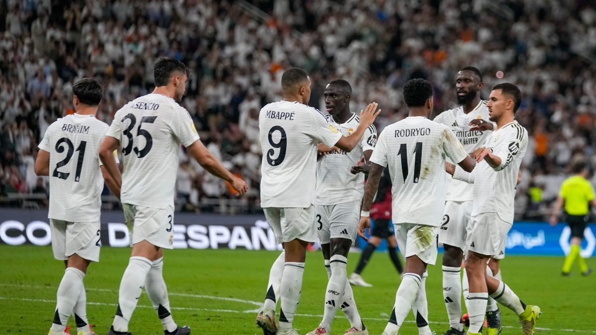 Real Madrid will take on Barcelona in Sunday's Spanish Super Cup final. AP Real Madrid will take on Barcelona in Sunday's Spanish Super Cup final. AP