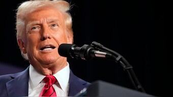 US President Donald Trump. AP