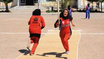 Afghanistan women's cricketers have questioned the silence of men's players against Taliban. Image: AFP