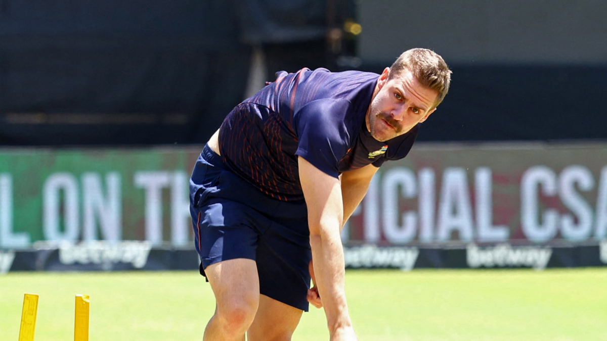 South African pacer Anrich Nortje has not played international cricket since the T20 World Cup last year. Reuters South African pacer Anrich Nortje has not played international cricket since the T20 World Cup last year. Reuters