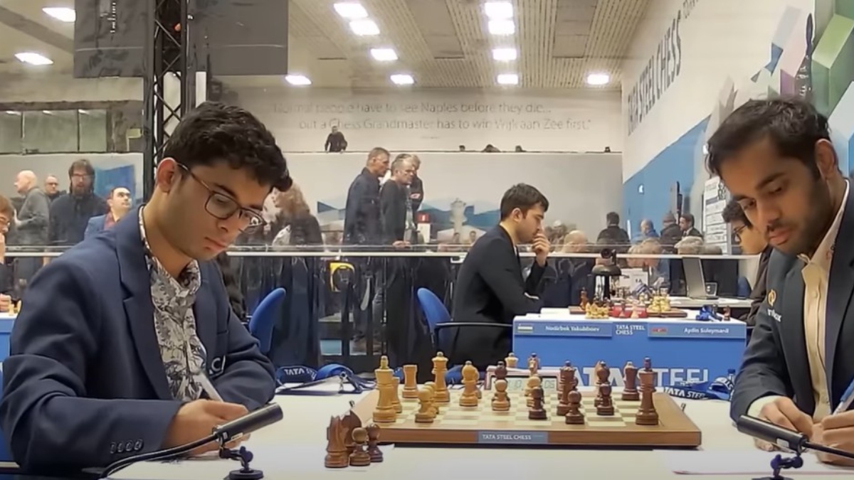 Arjun Etigaisi has managed just three draws in the 2025 Tata Steel Chess tournament. Image: YouTube screengrab / ChessBase India Arjun Etigaisi has managed just three draws in the 2025 Tata Steel Chess tournament. Image: YouTube screengrab / ChessBase India