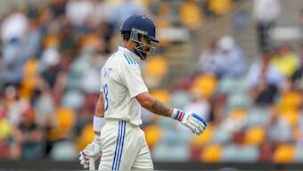 Virat Kohli endured a forgettable outing for India in the Border-Gavaskar Trophy Test series against Australia. AP 