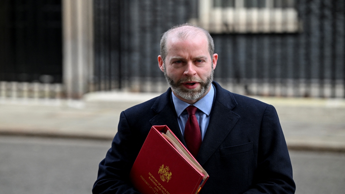 Britain's Secretary of State for Business and Trade Jonathan Reynolds speaks at Downing Street, on the day of a Cabinet meeting in London, Britain, on January 14, 2025. Reuters File Britain's Secretary of State for Business and Trade Jonathan Reynolds speaks at Downing Street, on the day of a Cabinet meeting in London, Britain, on January 14, 2025. Reuters File