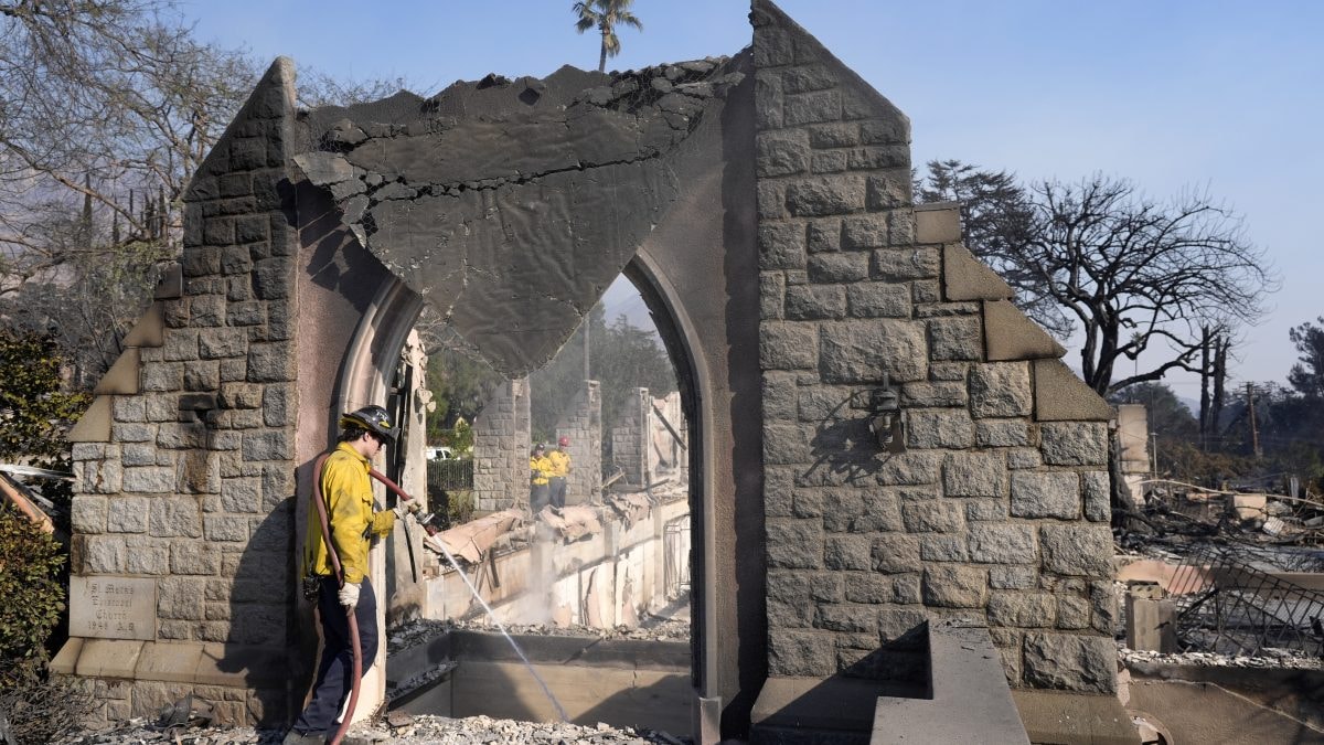 LA wildfires claim multiple houses of worship, leaving congregants to pick up the pieces