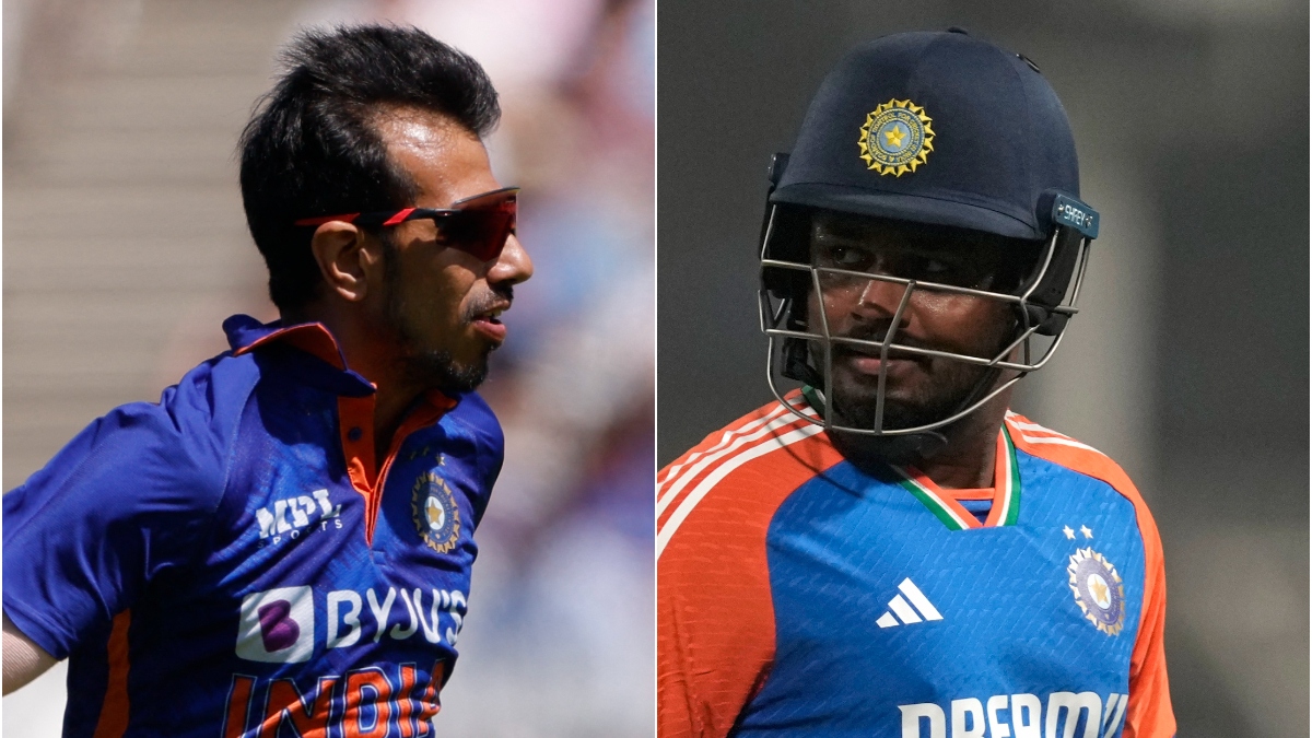 Yuzvendra Chahal and Sanju Samson were notable absentees from India's squad for the 2025 Champions Trophy. Images: Reuters / AP  Yuzvendra Chahal and Sanju Samson were notable absentees from India's squad for the 2025 Champions Trophy. Images: Reuters / AP