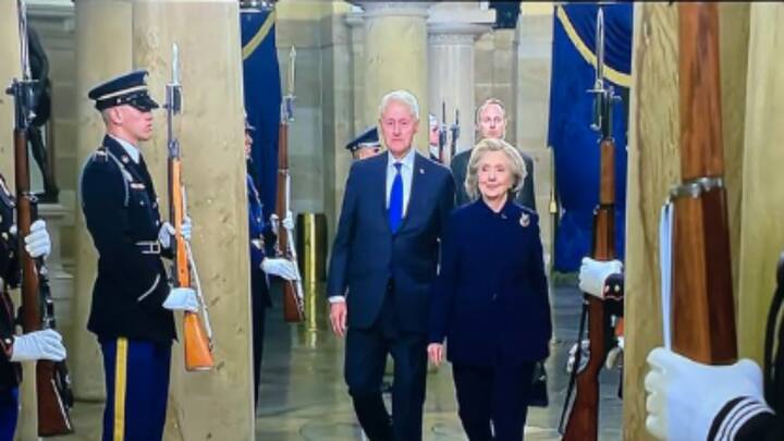 WATCH: Clintons, Obama booed at Trump inauguration ceremony WATCH: Clintons, Obama booed at Trump inauguration ceremony