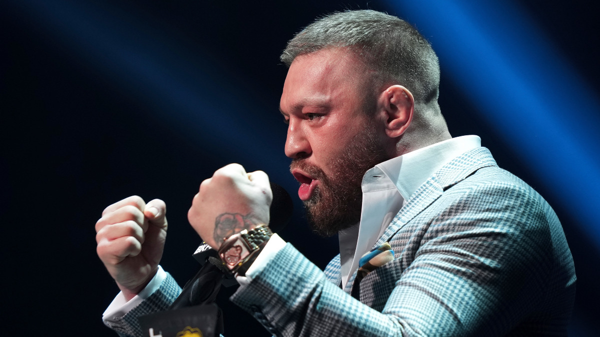 Irish UFC star Conor McGregor has not had a fight since suffering a leg injury in 2021. AP Irish UFC star Conor McGregor has not had a fight since suffering a leg injury in 2021. AP